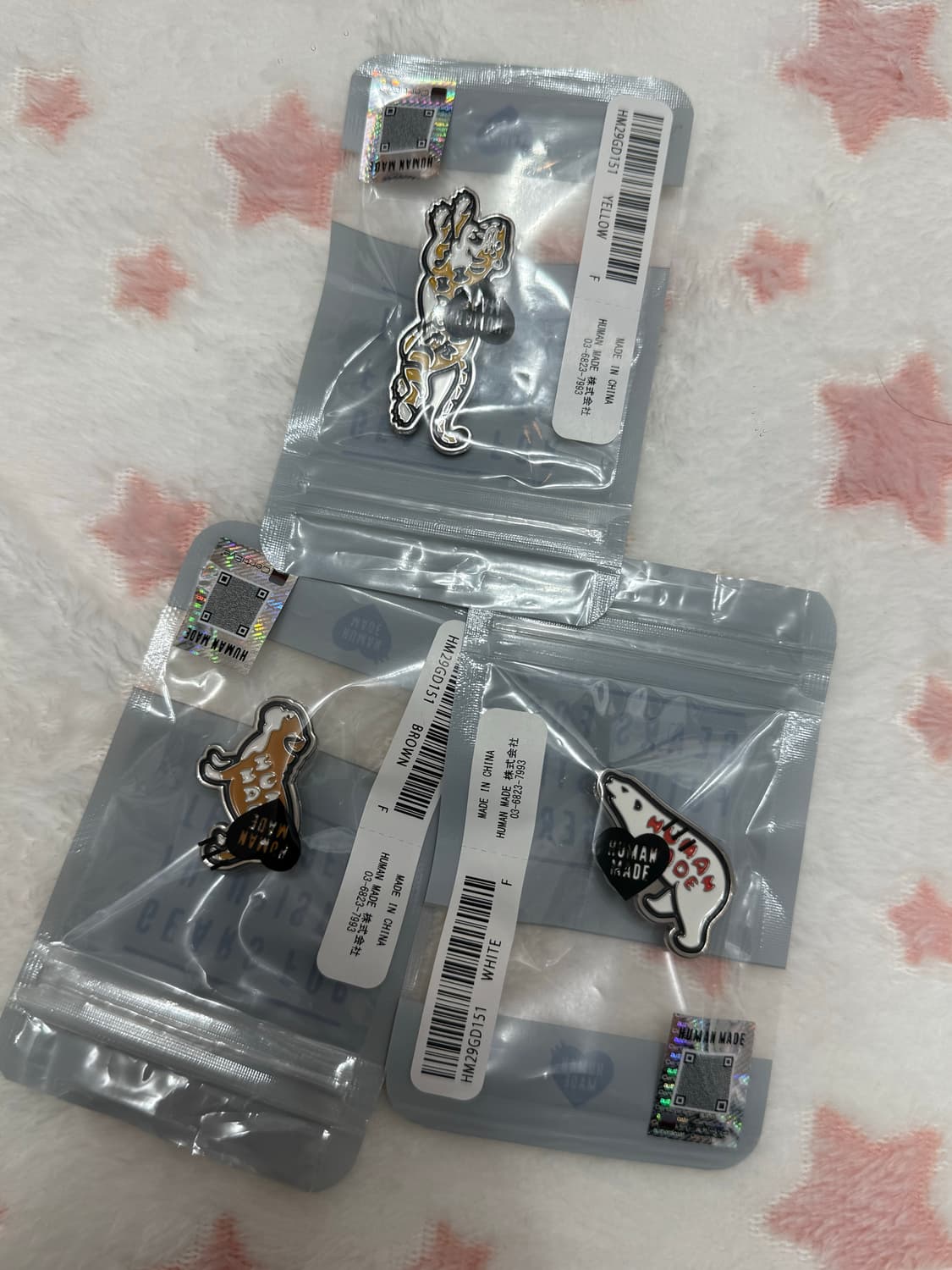 휴먼메이드 애니멀 핀뱃지 새상품 상품이미지1