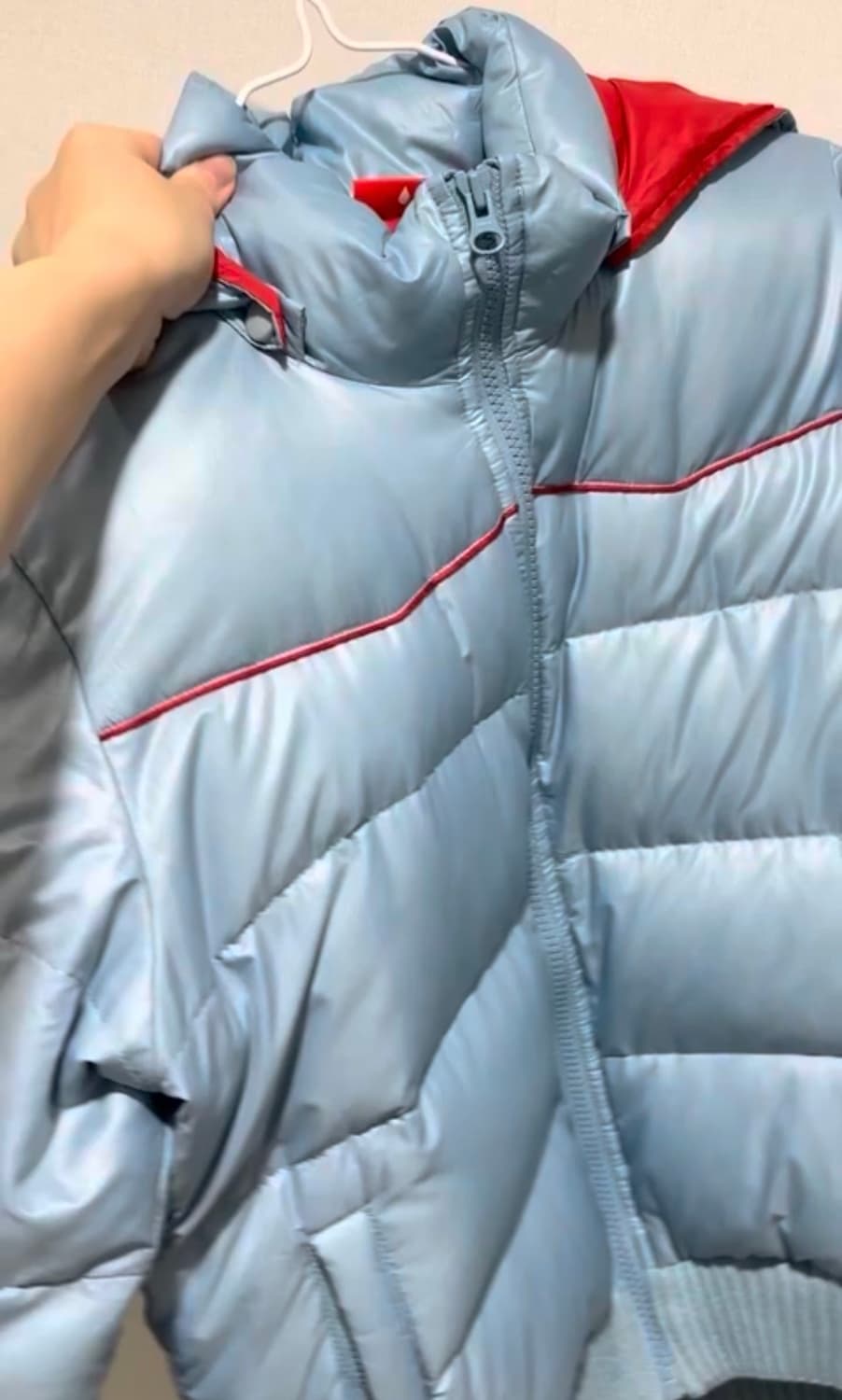 퓨마 스카이블루 경량패딩 상품이미지4