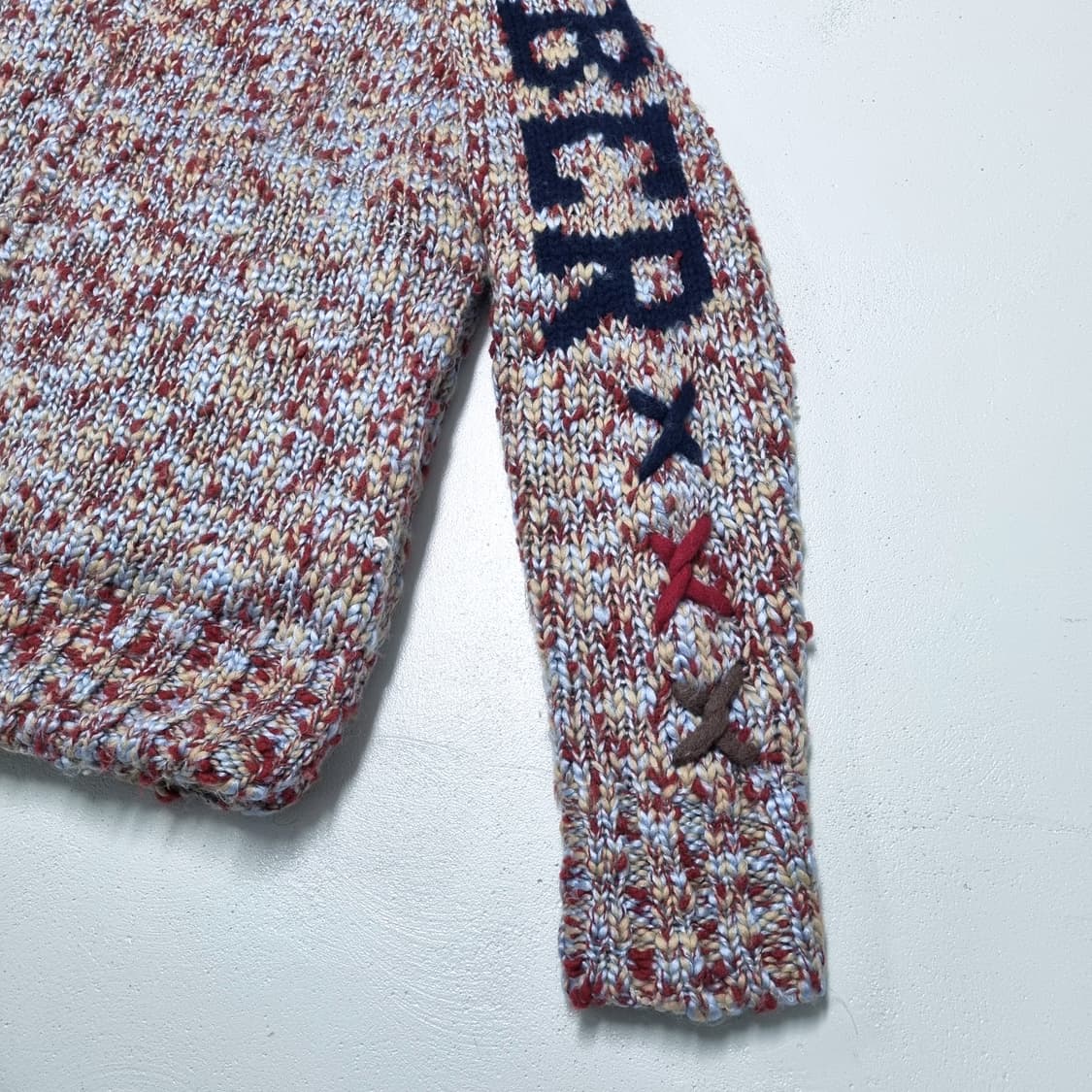 빈티지 BACK NUMBER 코위찬 니트자켓 - M 상품이미지5