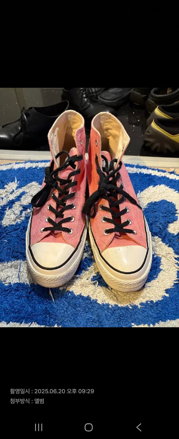 컨버스 x 스투시 척 테일러 70 하이 280size 상품이미지1