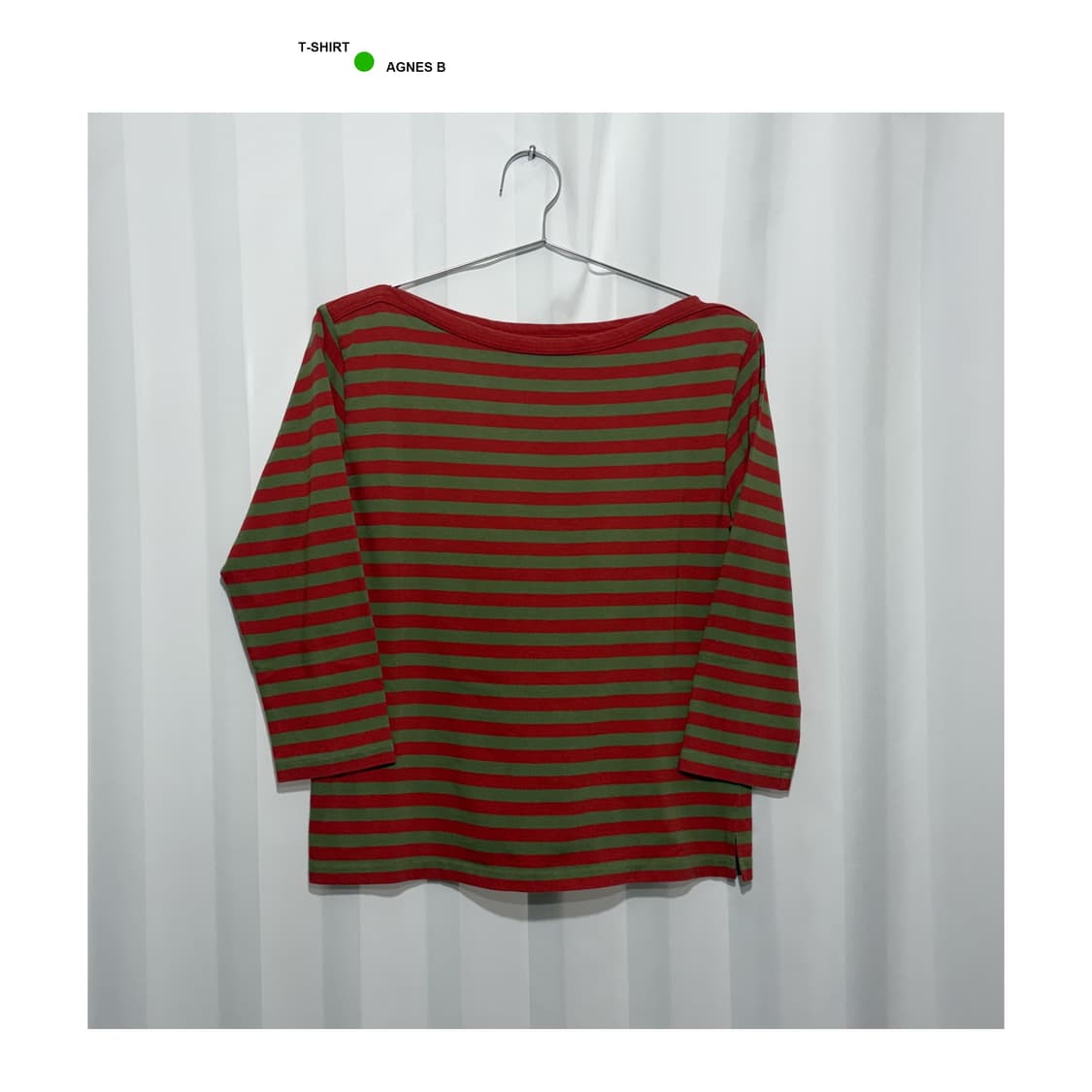 아네스베 스트라이프 티셔츠 상품이미지1