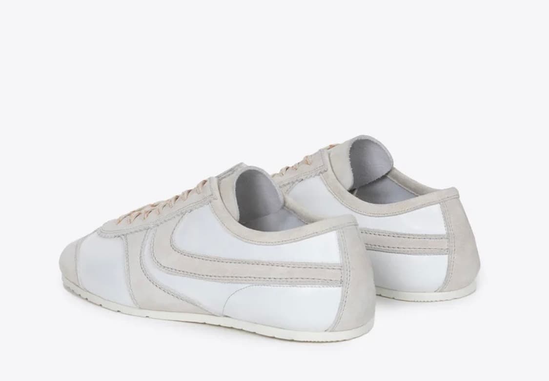 [37,38,41,42,43]드리스반노튼 25fw스웨이드 스니커즈/화이트 상품이미지4