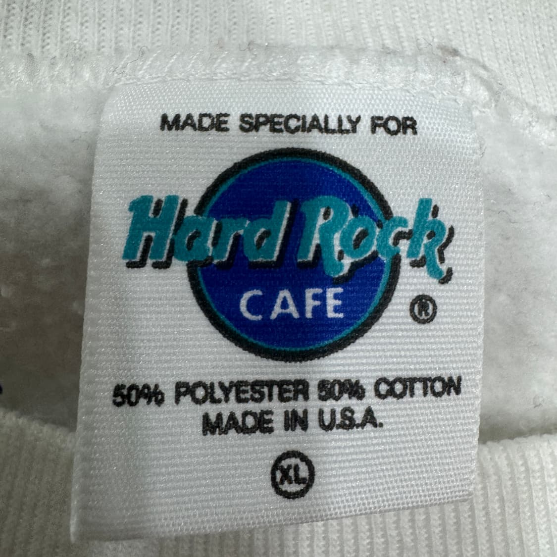 hardrock cafe 하드락 카페 LA 화이트 맨투맨 스웻 XL 상품이미지4