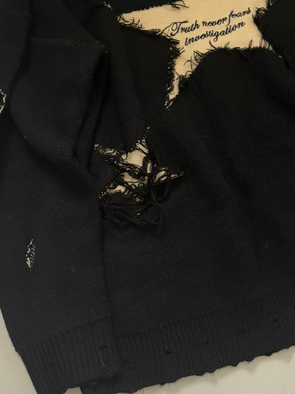 • Black Star Damage Knitwear  상품이미지5