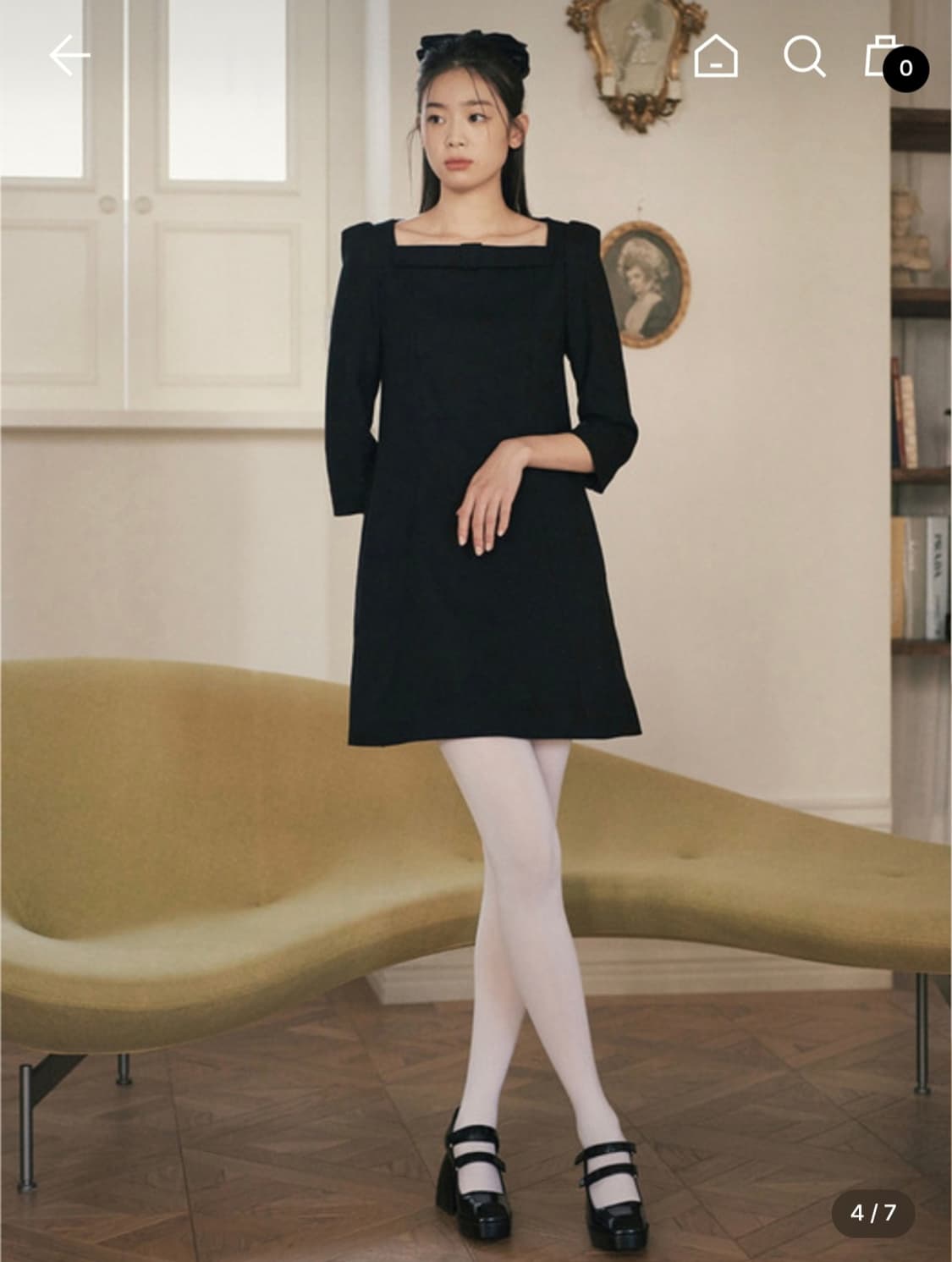 플로움 프린세스 리본 원피스 S 상품이미지2