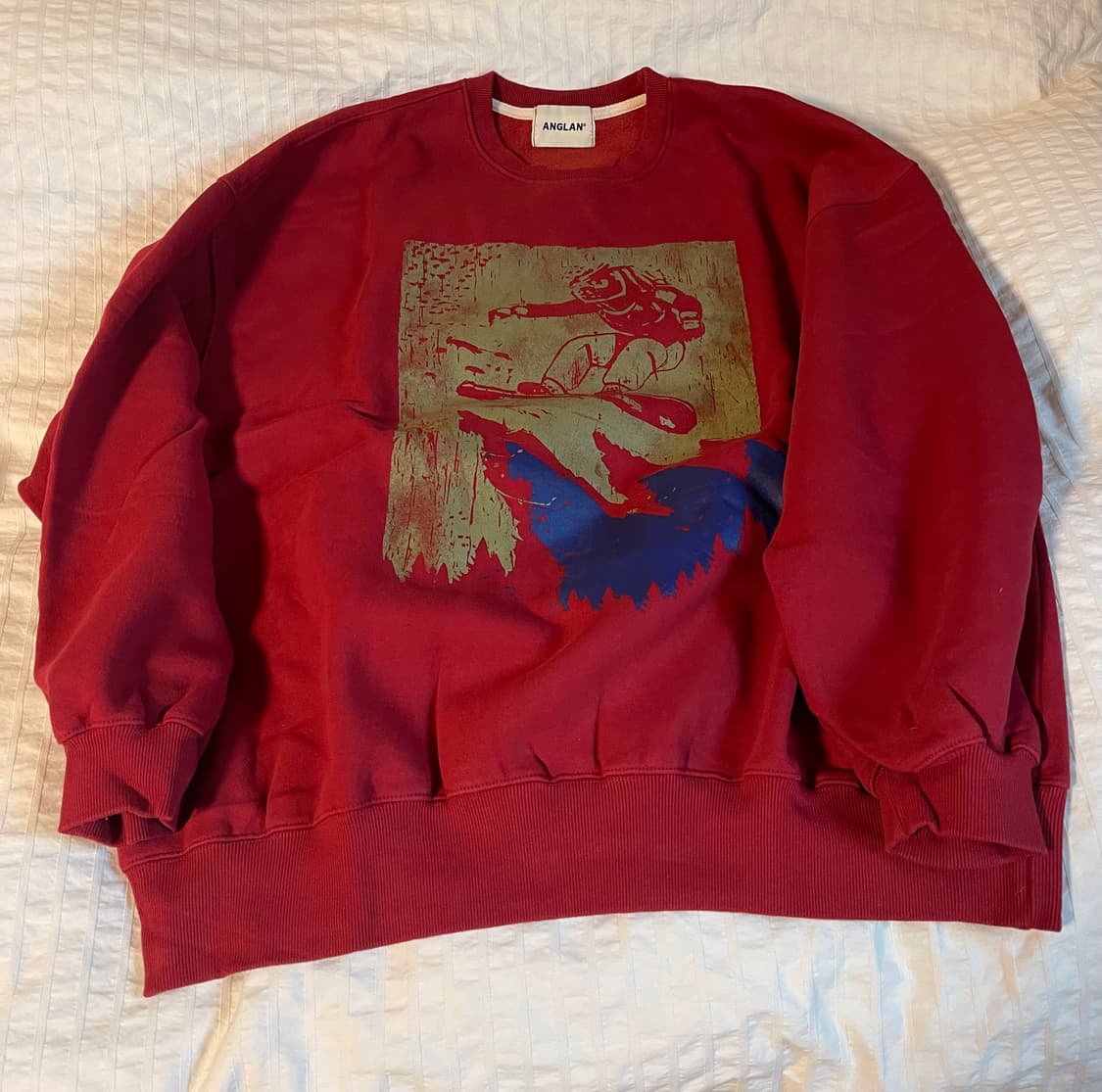 앵글런 anglan 스노우보드 그래픽 스웨트셔츠 맨투맨  상품이미지1