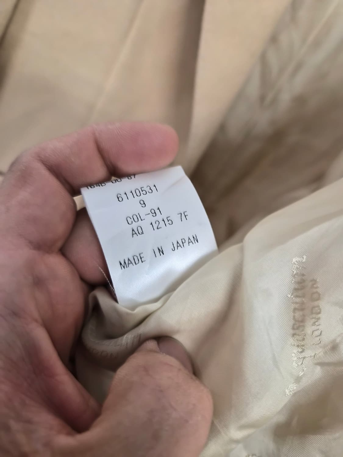 우먼 77) 아쿠아스큐텀 울 자켓 팝니다 상품이미지6