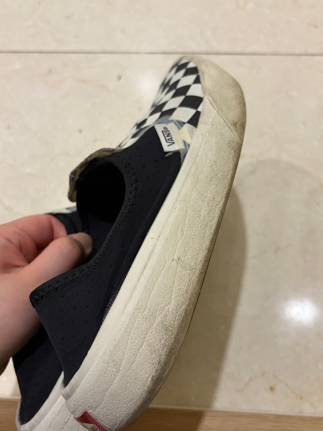 Vans 반스 체커보드 슬립온 235 상품이미지4