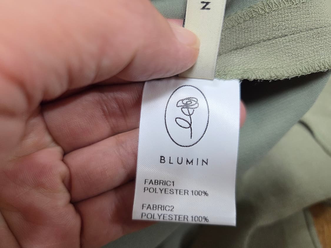 블루민(BLUMIN) 셔링 랩원피스 55 새상품 상품이미지8