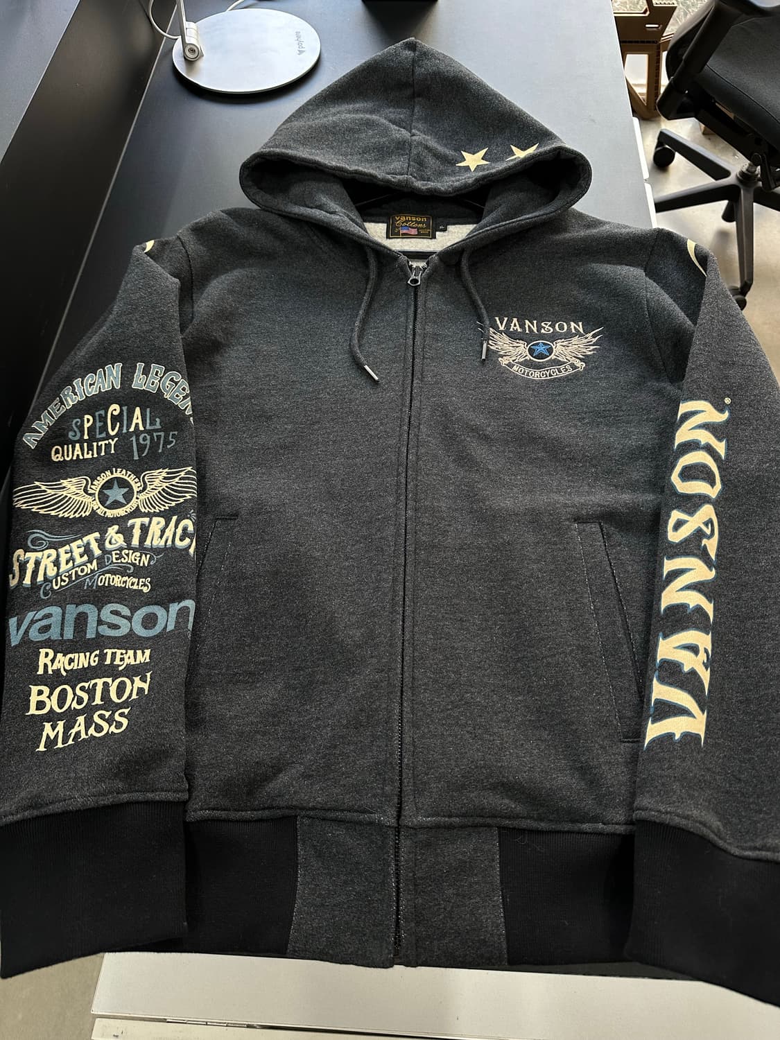 벤슨 벙커힐 블루스타 윙 후드집업 상품이미지6