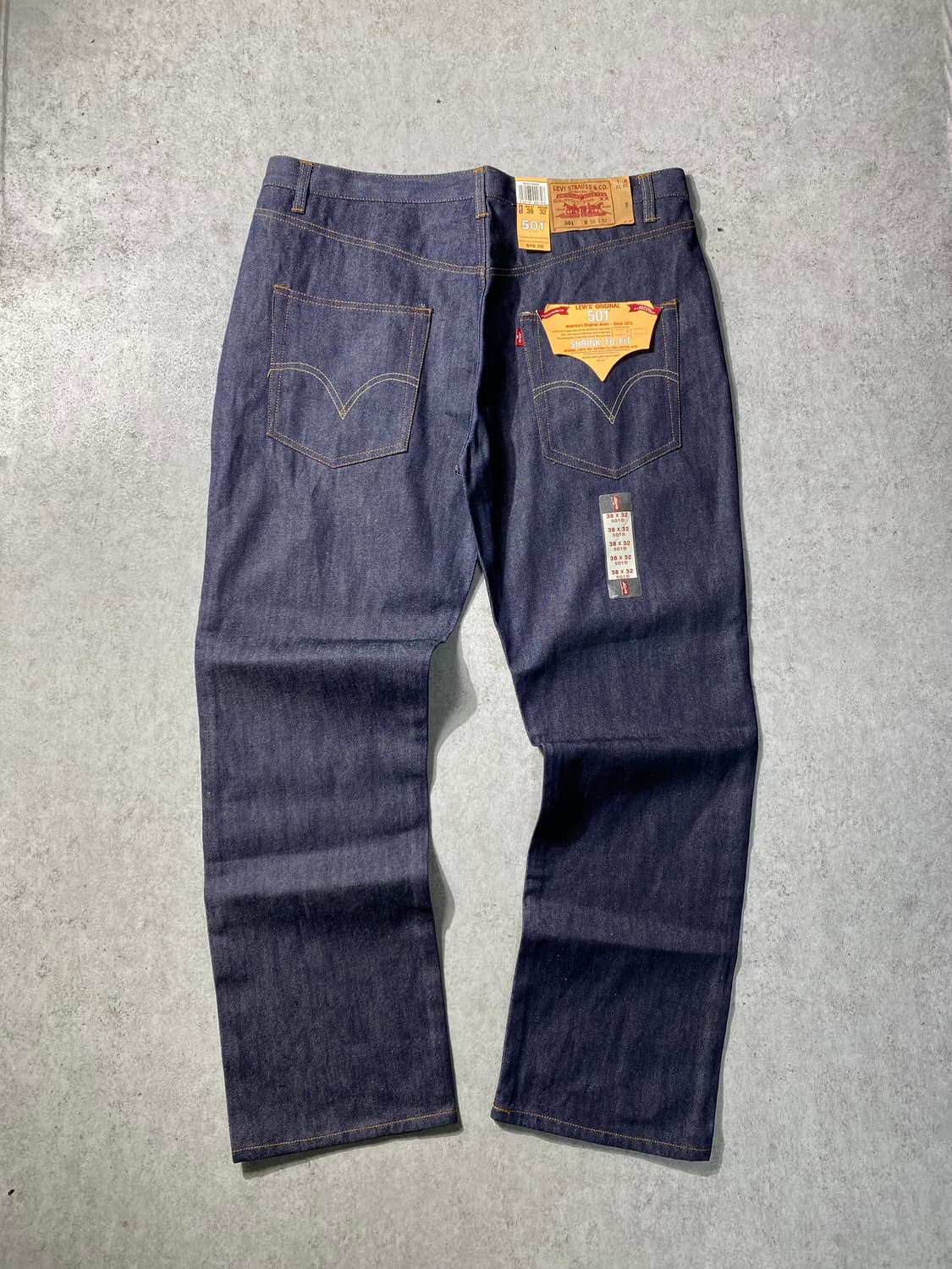 [38x32] 00s Levi's 501 리바이스 데드스탁 데님팬츠 상품이미지2