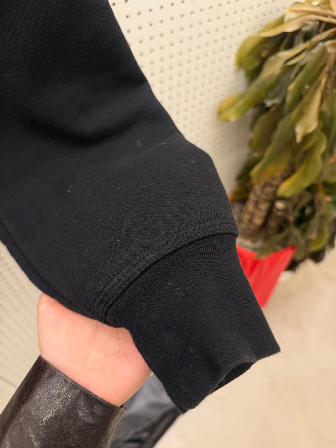 스투시 베이직 빅로고 블랙 후드 집업  U7 상품이미지5