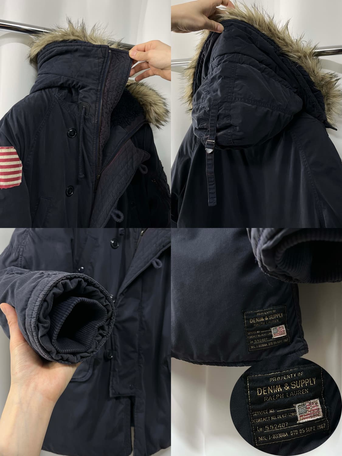 폴로 랄프로렌 N3B 플래그 덕다운 스노클 필드 파카 상품이미지9