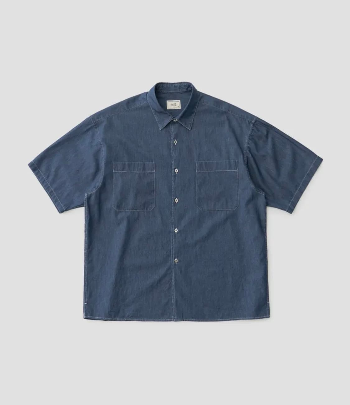 어나더오피스 writer denim shirt (indigo) 2사이즈 상품이미지1