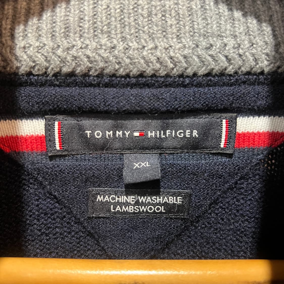 타미힐피거 니트 집업 상품이미지3