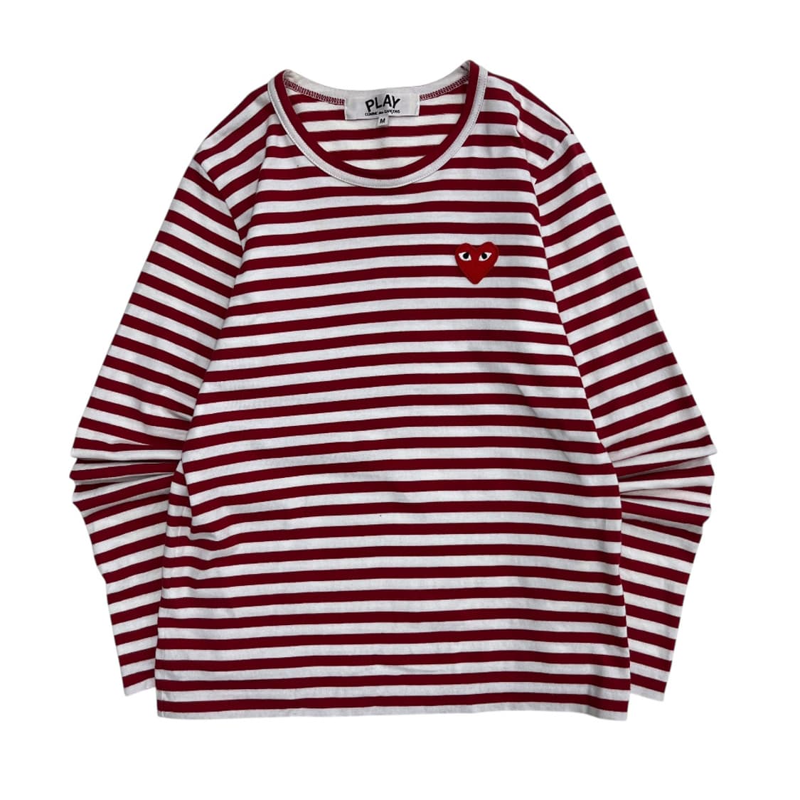 꼼데가르송 하트와펜 레드 단가라 롱슬리브 M 상품이미지2