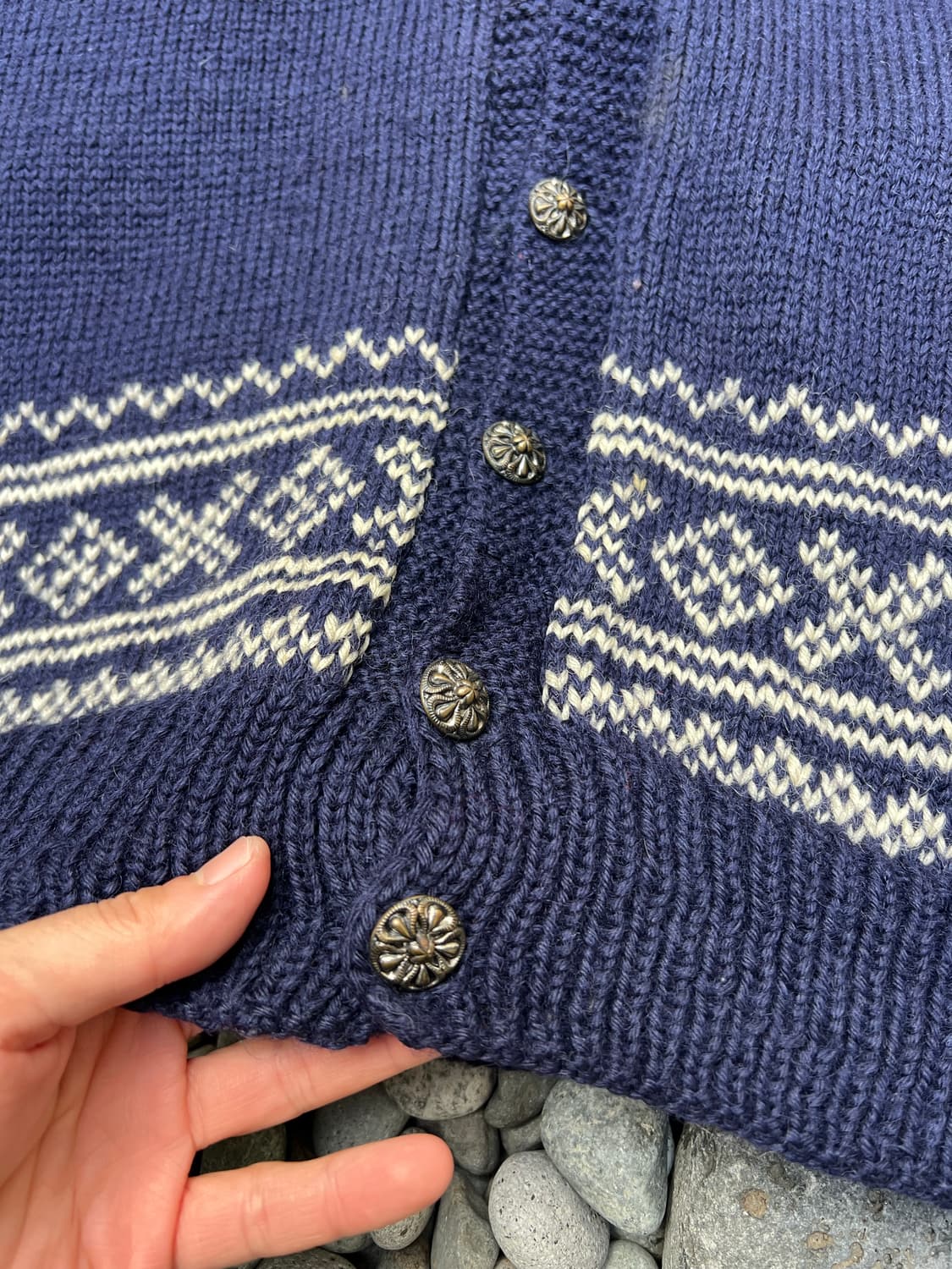OLD VINTAGE NORDIC HAND KNIT 노르딕니트가디건 상품이미지6