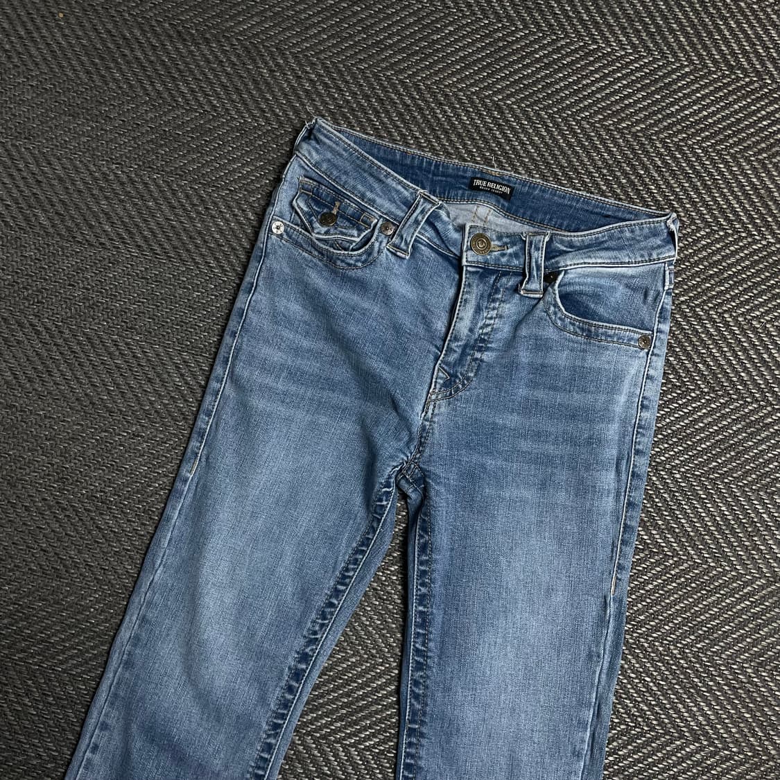 00s 트루릴리젼 y2k 빈티지 연청 데님 팬츠y 5597 상품이미지6