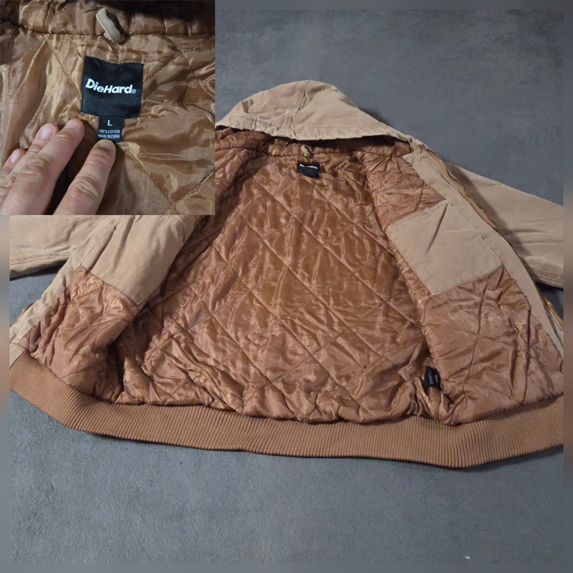 DIEHARD 다이하드 빈티지 후드 액티브 워크자켓 L 상품이미지2
