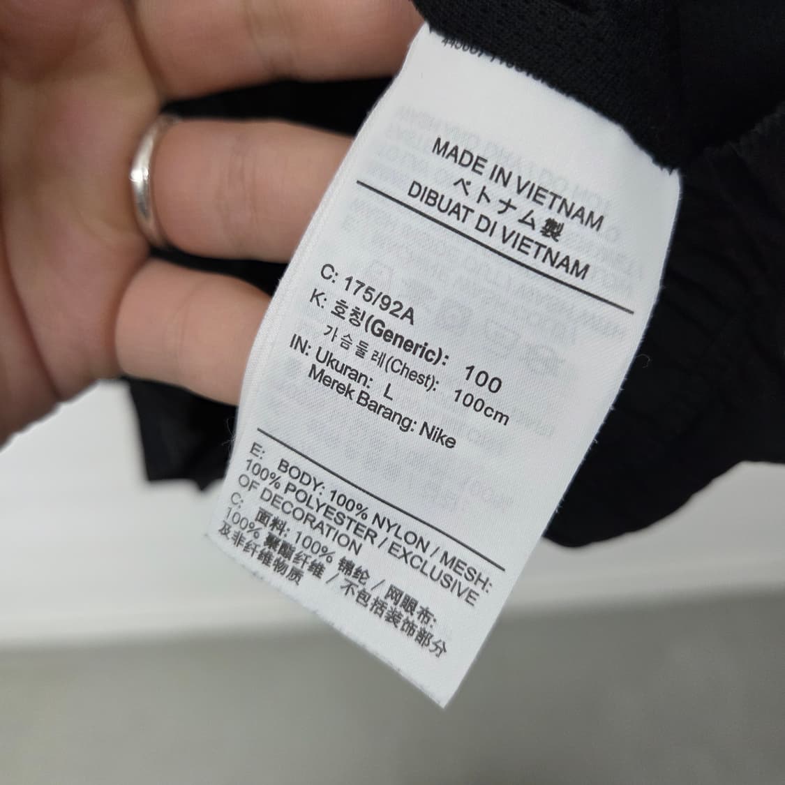 나이키 블랙 후드 바람막이 자켓 남L 상품이미지7