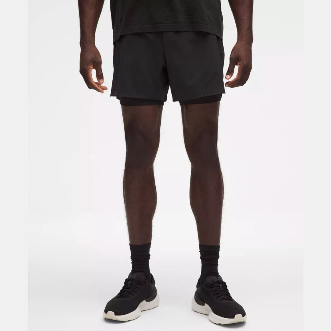 룰루레몬 패스트 앤 프리 라인드 러닝 쇼츠 5인치 블랙 상품이미지1