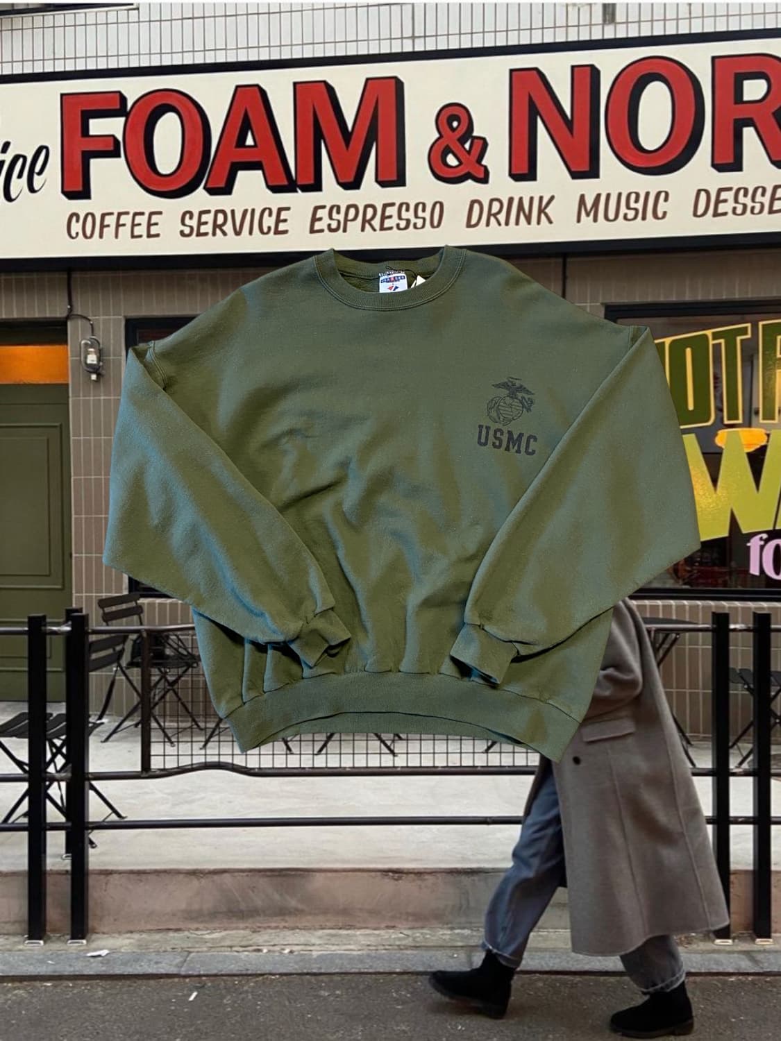 밀리터리 맨투맨 티셔츠 (Man XL) AA1252 상품이미지1