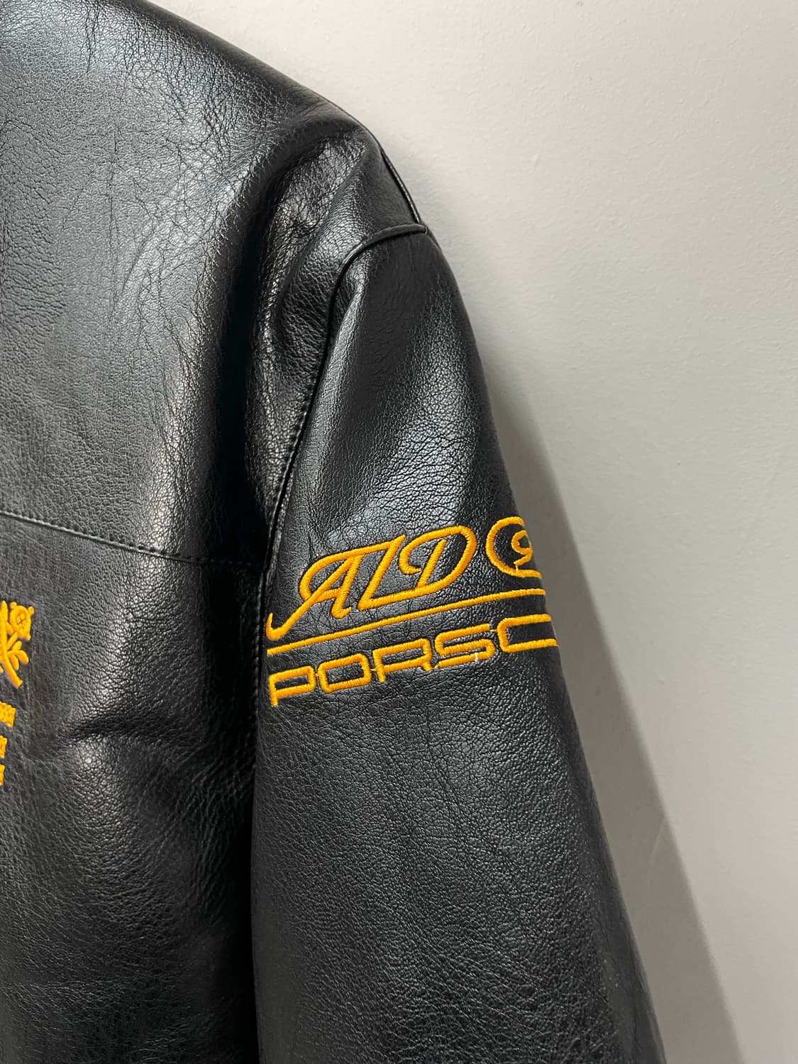 포르쉐 빅패치로고 레더자켓 H1383 상품이미지4