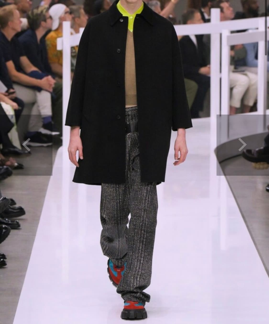 아르마니 꼴레지오니 라나울 싱글카라 코트 상품이미지6