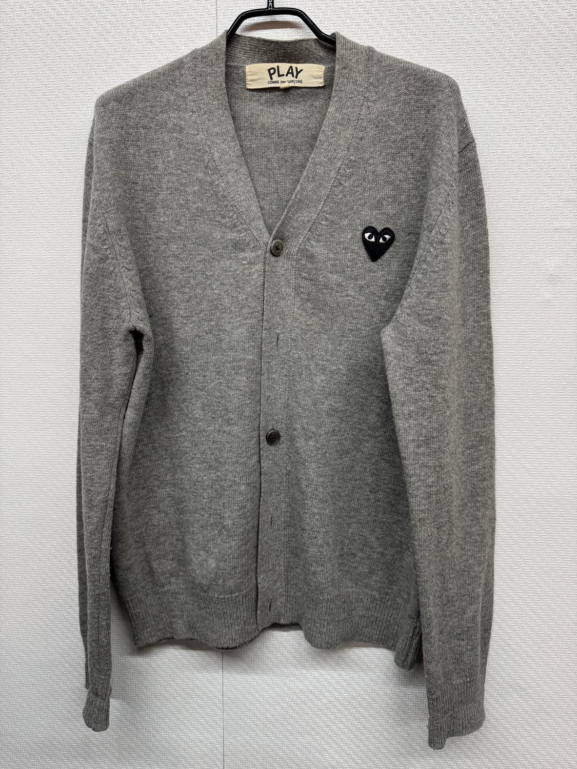 꼼데가르송 로고와펜 가디건 M(95~100) 상품이미지1