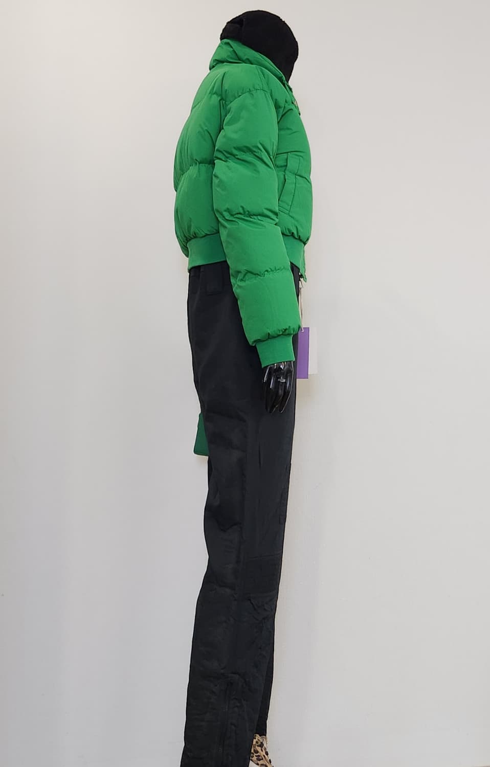 초록 숏패딩  상품이미지4