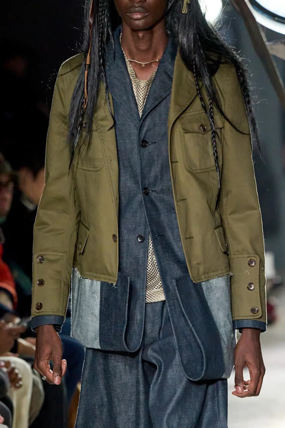 꼼데가르송 옴므 플러스 25aw 메쉬 티셔츠 상품이미지1