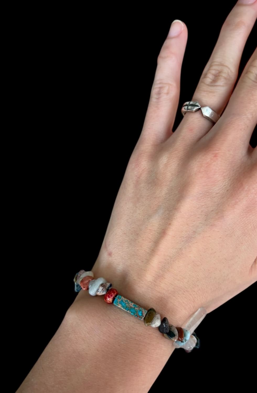 🌍 믹스 젬스톤 내추럴 브레이슬릿 상품이미지7