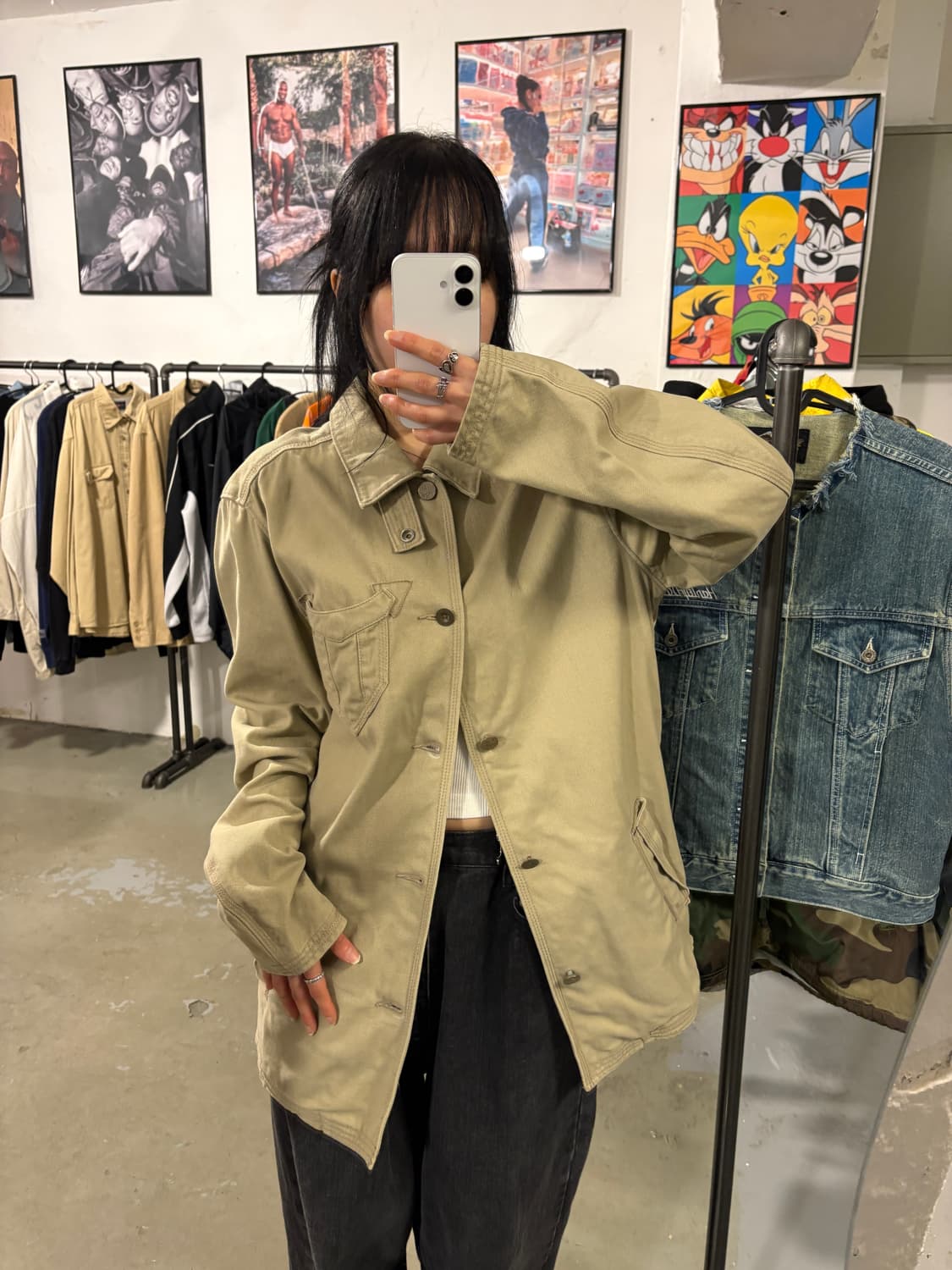 리바이스 베이지 데님자켓  상품이미지2