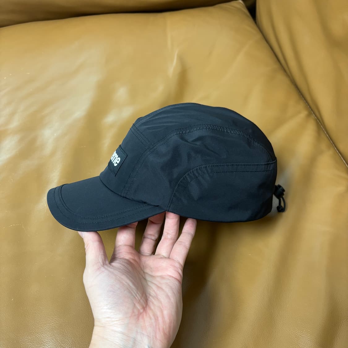 슈프림 캠프캡 모자 박스로고 22FW 고어텍스 블랙 상품이미지5