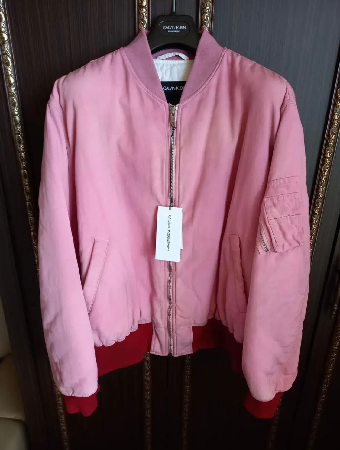 켈빈클라인 205W39NYC 파나마 빈티지 워싱 봄버자켓 상품이미지4