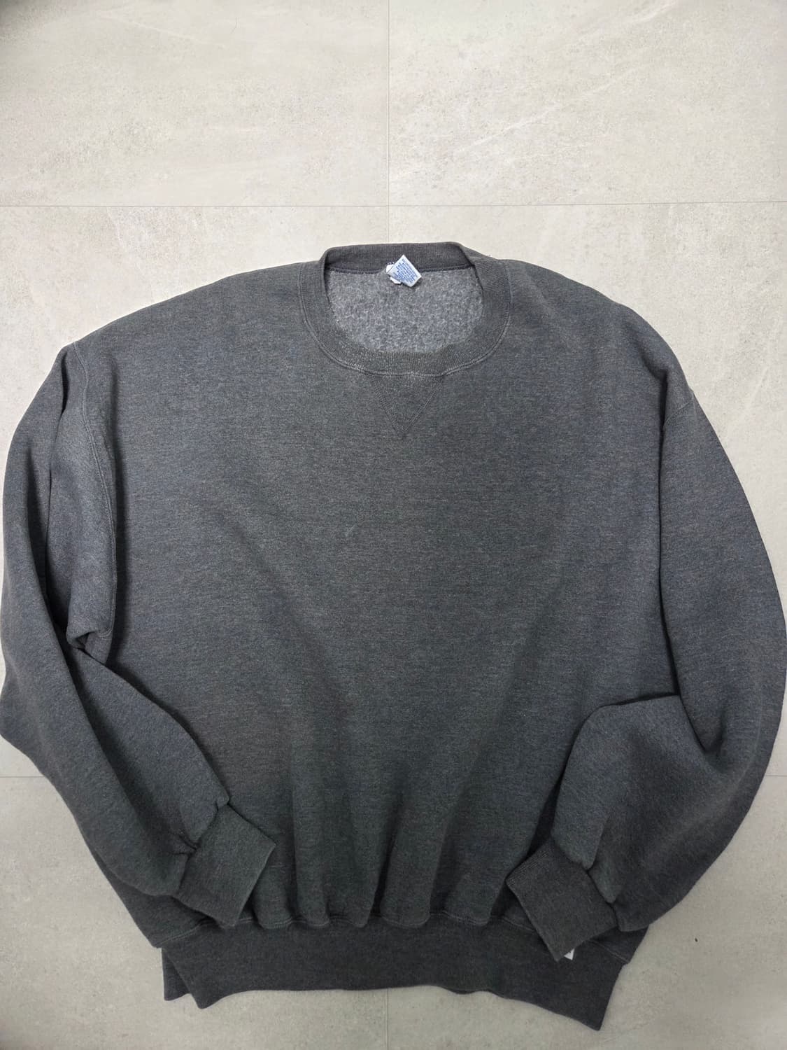 90s 러셀 애슬레틱  '차콜 그레이' 스웨트셔츠 상품이미지1