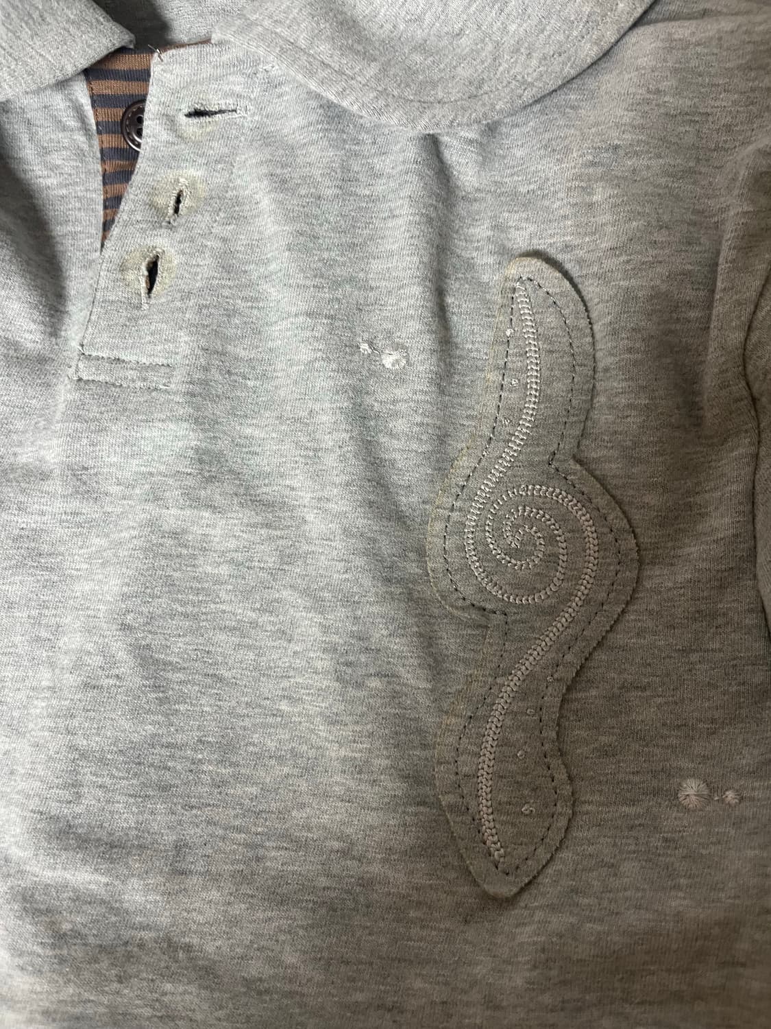 루나키후 모넬로 레이어드 스트라이프 롱슬리브 1사이즈 팝니다 상품이미지3