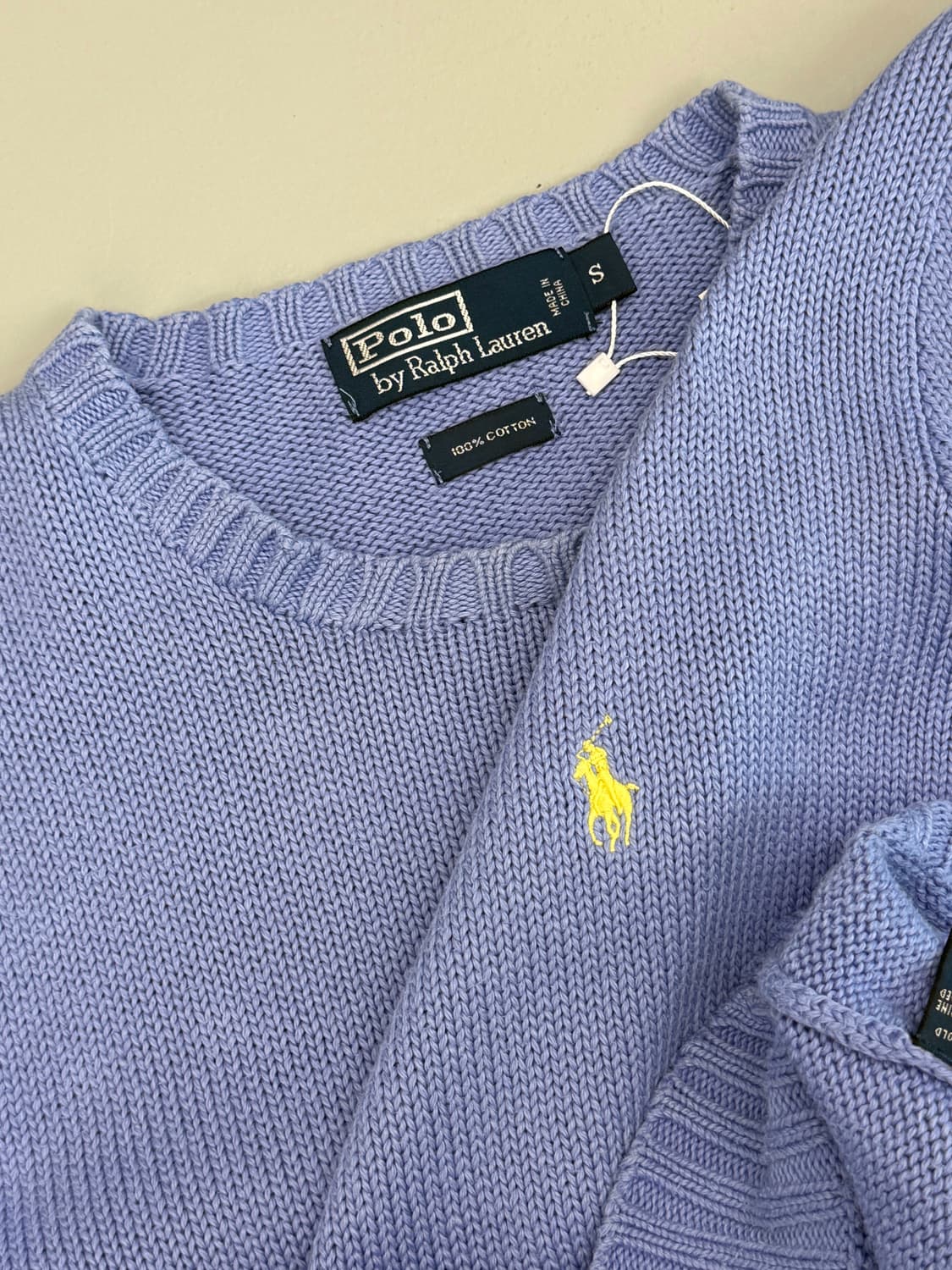 폴로 랄프로렌 루즈핏 코튼 소라 니트 상품이미지2