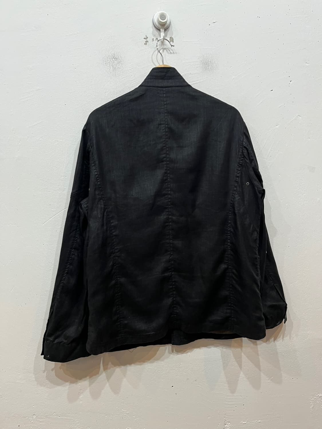  wilkes bashford 퓨어린넨 자켓 블랙 상품이미지4