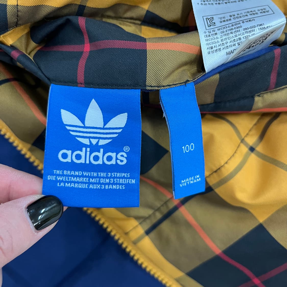 100 아디다스 리버시블 패딩 조끼 0129M1 상품이미지3