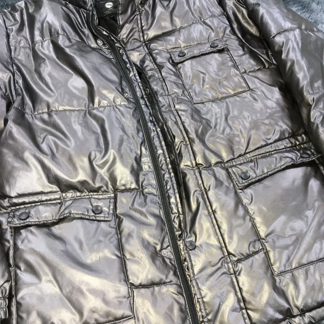 투티/0164 스페이스 그레이 패딩 work zapatear 일본빈티지 상품이미지5