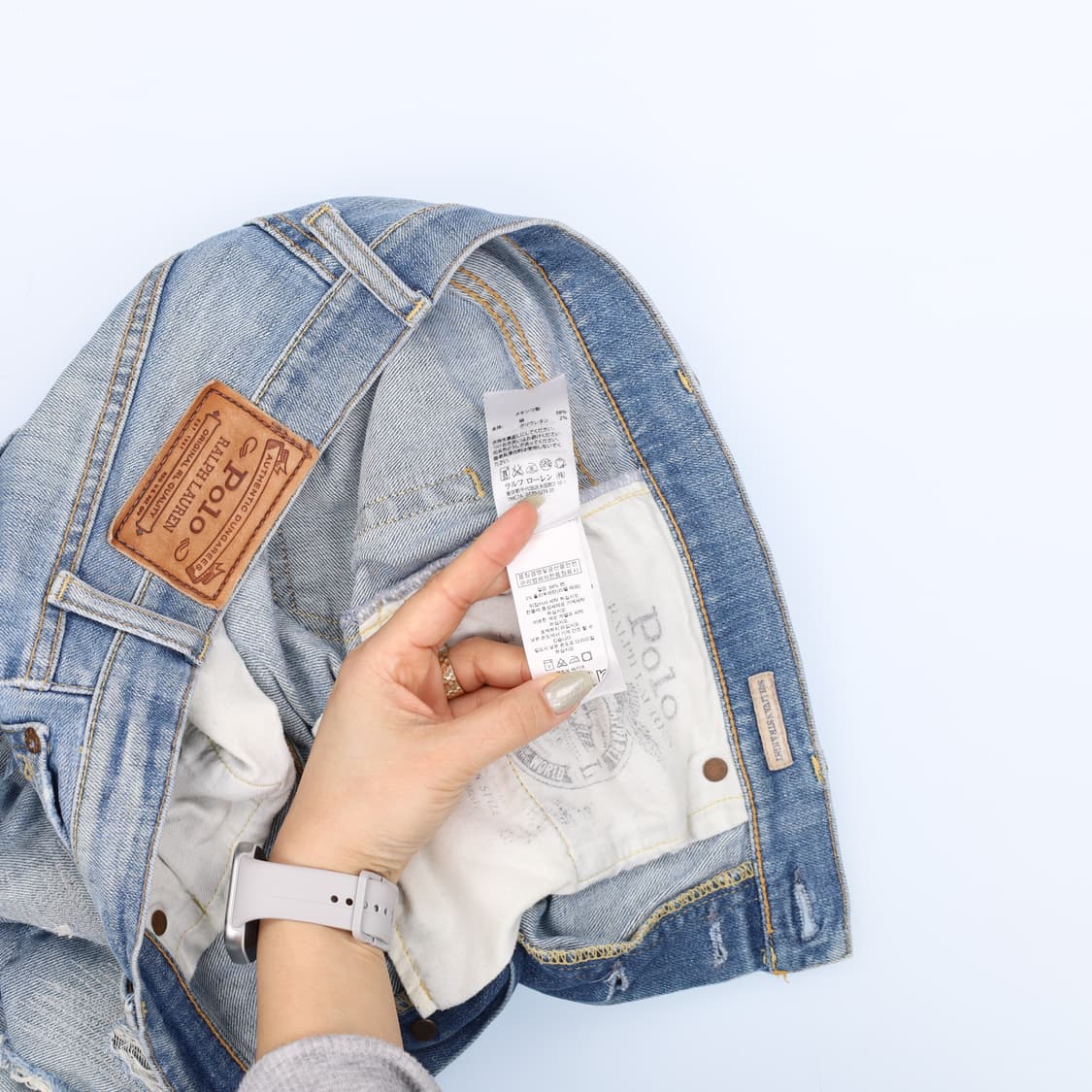 [27] 폴로 랄프로렌 여성 스트레이트 워싱 데님 팬츠 0119J 상품이미지8