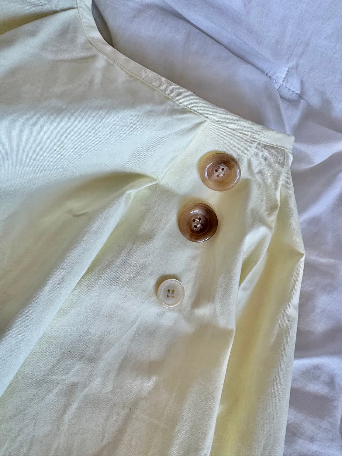 온스카 코튼 플레어 스커트 COTTON FLARE SKIRT LEMON 상품이미지3