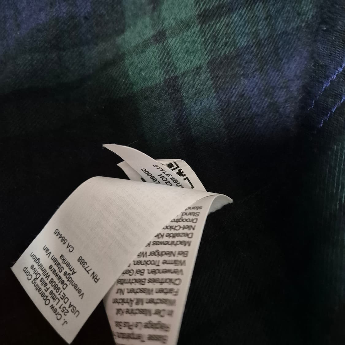 제이크루 블랙와치 플란넬 셔츠 L 상품이미지4