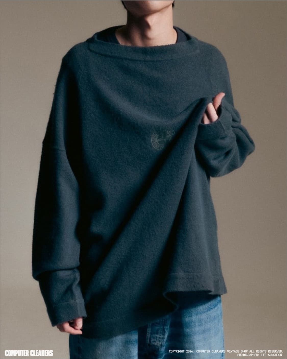 [XXL]91AW 스톤아일랜드 아카이브 로고 후리스 점퍼 상품이미지2