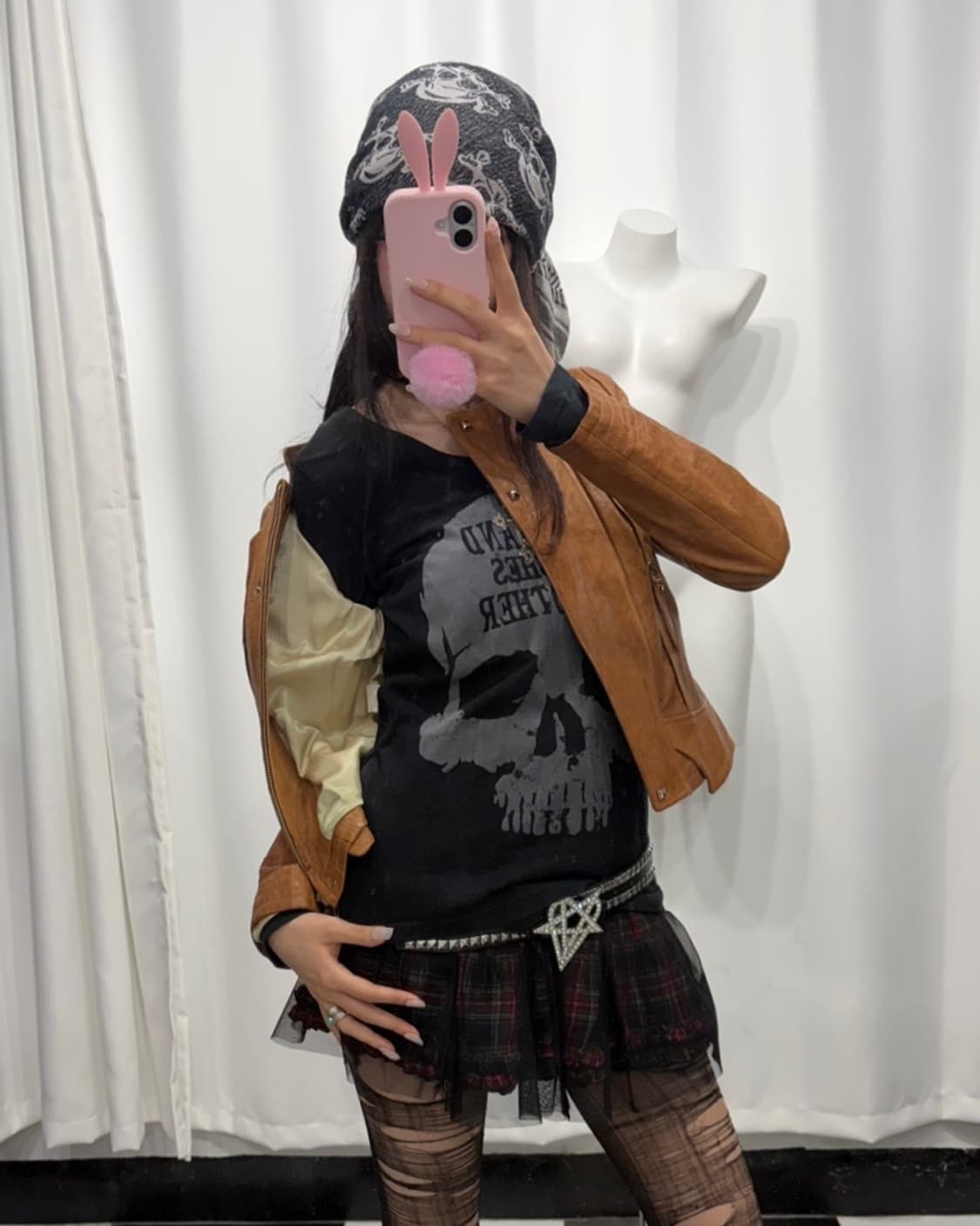 🎸브라운 레더 자켓🎸 상품이미지5