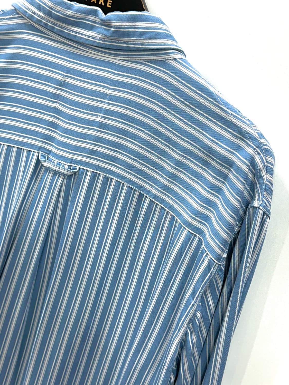 아크메드라비 스트라이프 셔츠 블루스카이 1사이즈 상품이미지4