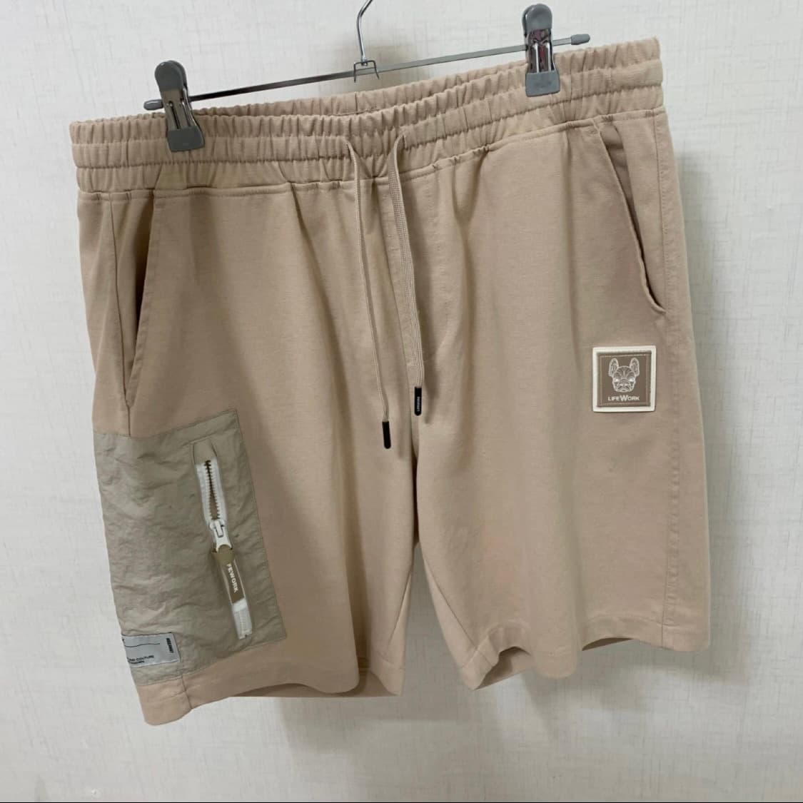 라이프워크 반바지 L 나일론 포켓 숏팬츠 샌드 컬러 쇼츠 상품이미지3