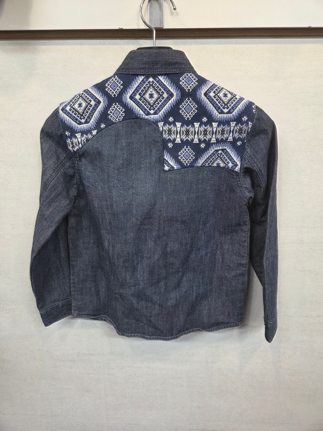  에비수 키즈 주니어 빈티지 웨스턴 데님셔츠 긴팔 125 상품이미지2