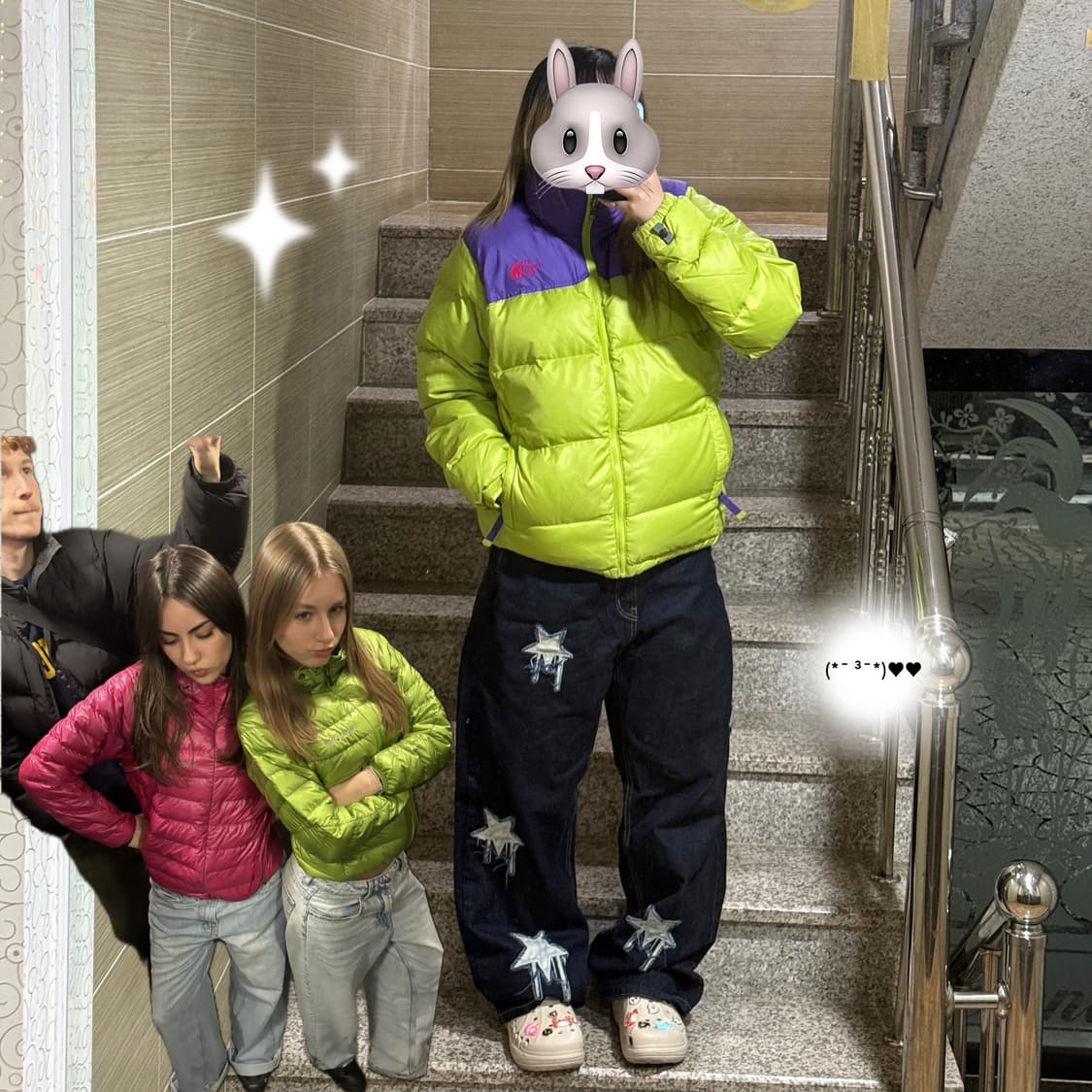 노스페이스 눕시 700 라임 구스다운패딩 상품이미지1